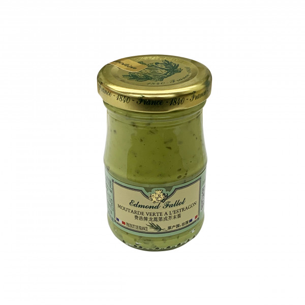 Fallot Tarragon Mustard - Glass Jar 105 G