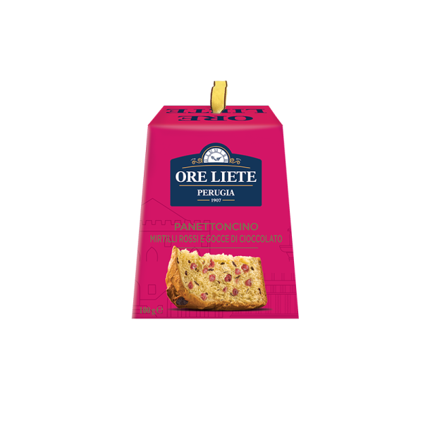 Ore Liete Mini Panettone with Cranberries and Chocolate Chips