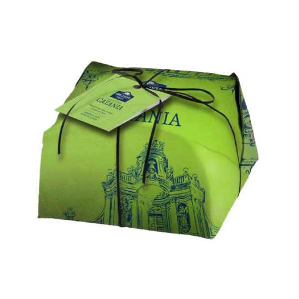 Ore Liete Catania - Panettone with  Chocolate Chips f illed with Pistachio Cream