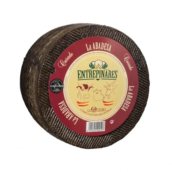 Entrepinares Abadesa mixed milk cheese cured wheel