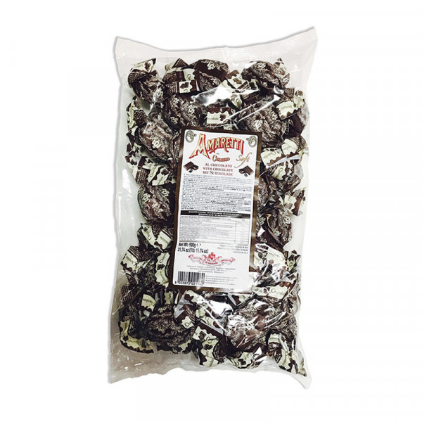 Lazzaroni Amaretti Di Saronno- SOFT Chocolate transparent refill bag