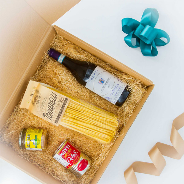 Gourmet Gift Box - Pasta & Wine Collection