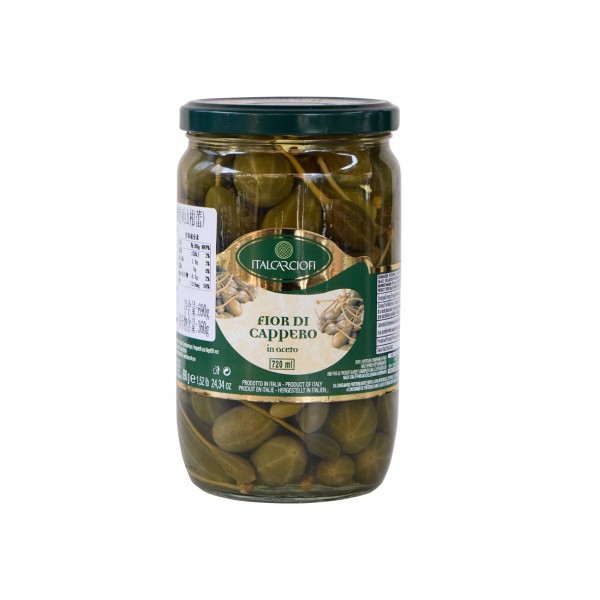Italcarciofi Caperberry Capers in Vinegar Jar