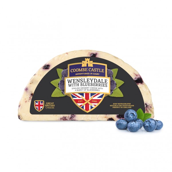 Coombe Castle Wensleydale with Blueberries