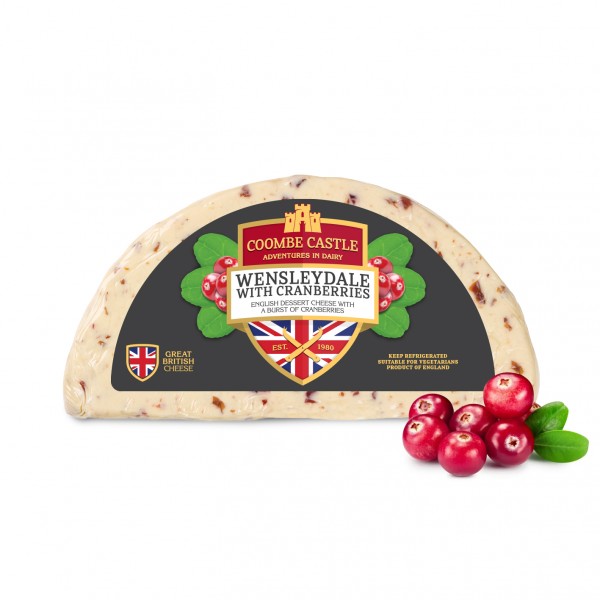 Coombe Castle Wensleydale with Cranberries