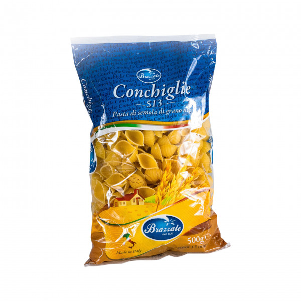 Brazzale  Conchiglie #513 - 100% Durum Wheat Semolina