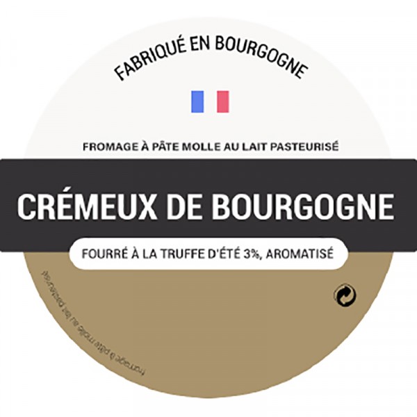 Cremeux de Bourgogne with truffle