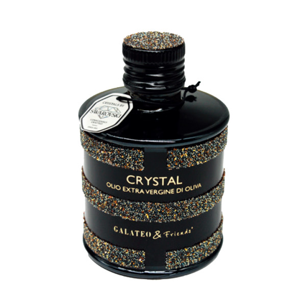 Galateo & Friends Extra Virgin Olive Oil Monocultivar Taggiasca embellished with Swarovski Cyrstals