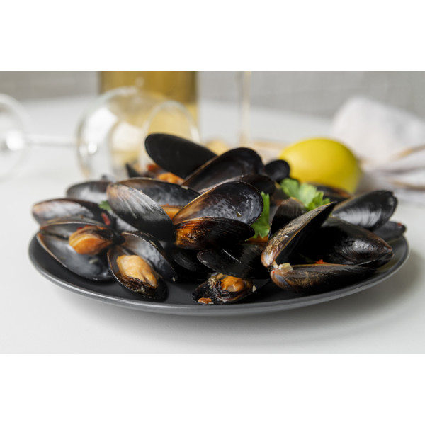 Seaworld Frozen Cooked Whole Shell Mussels