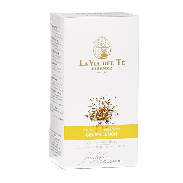 La Via del Te Ginger Lemon Herbal Tea 