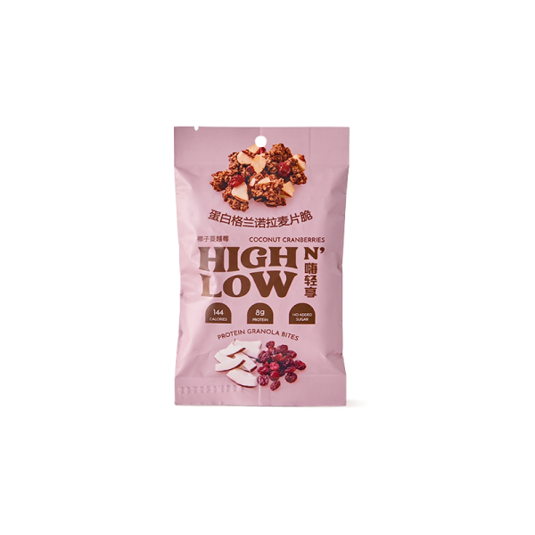 High n' Low Coconuts Cranberries 