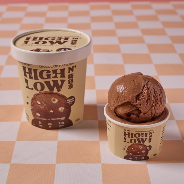High n' Low Chocolate Hazelnut Ice Cream