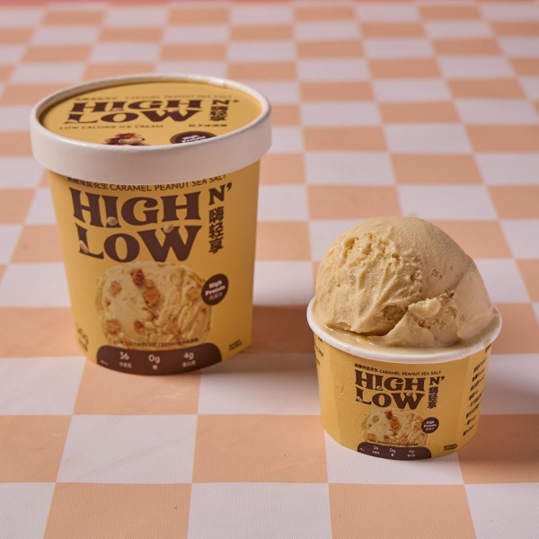 High n' Low Peanut Sea Salt Ice Cream