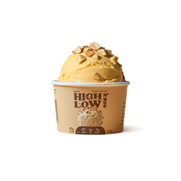 High n' Low Peanut Sea Salt Ice Cream