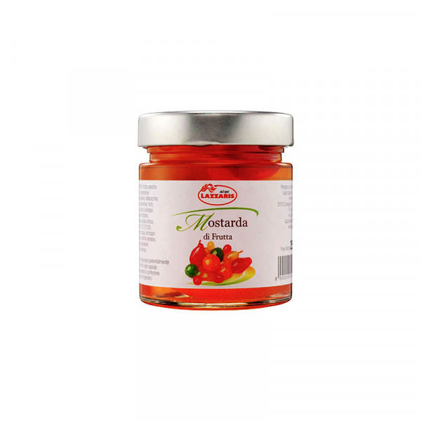 Lazzaris Whole coloured fruit mustard (Mostard)