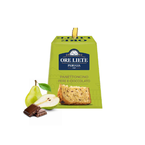 Ore Liete Mini Panettone with Pears and Chocolate Chips