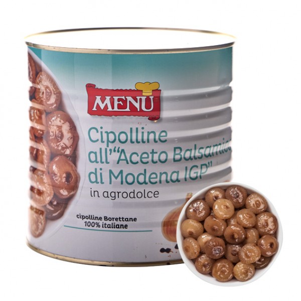 Menu Onions in Balsamic Vinegar of Modena