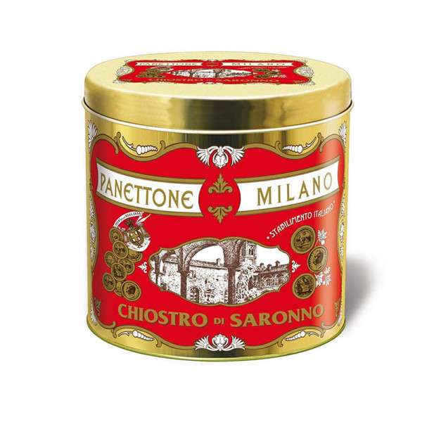 Lazzaroni Panettone Classico Metal Tin Cornice