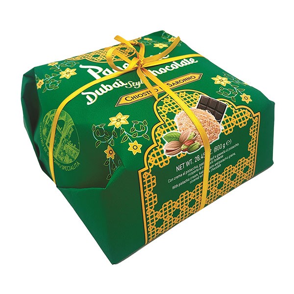 Lazzaroni Panettone Dubai Style Chocolate Hand Wrapped
