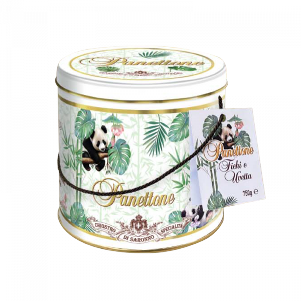 Lazzaroni Panettone Figs & Raisins “No Sense” Metal Tin