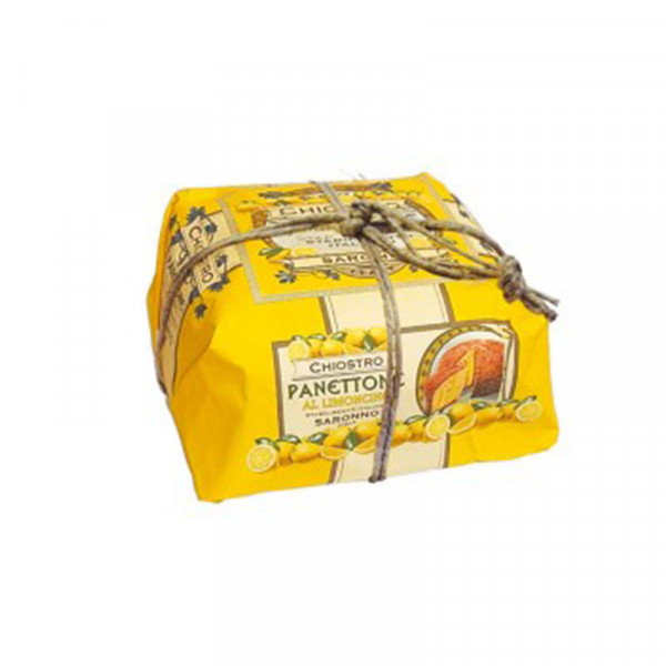 Lazzaroni Panettone Limoncello handly wrapped