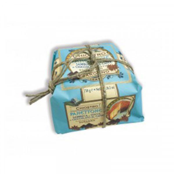 Lazzaroni Panettone Sambuca handly wrapped