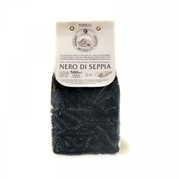 Pastificio Morelli Pasta with Black Squid Ink - Fusilli