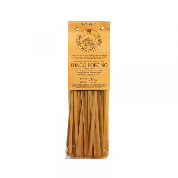 Pastificio Morelli Pasta with Wheat Germ and Porcini Mushrooms - Tagliatelle