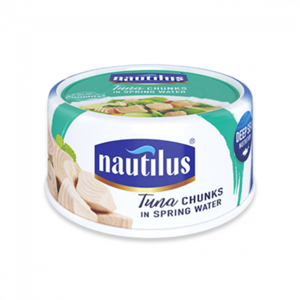 Nautilus SkipJack Tuna Chunks in vegetable oil