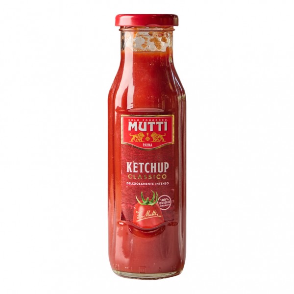 Mutti Tomato Ketchup Glass Bottle