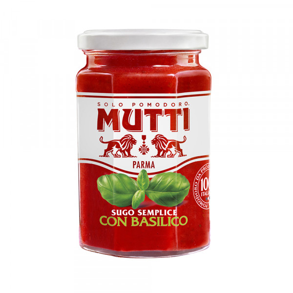 Mutti Tomato sauce with basil 