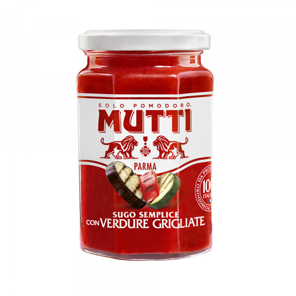 Mutti Tomato sauce with grilled vegetables