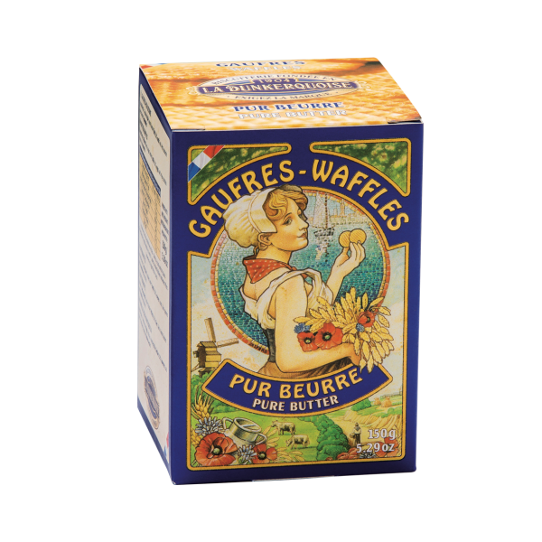 Dunkerquoise Vintage Tray of Fines Waff les  Pure Butter