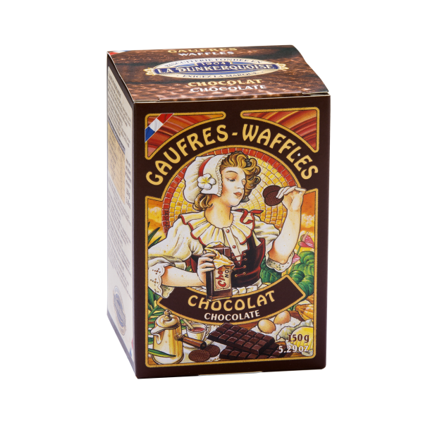 Dunkerquoise Vintage Tray of Fines Waff les  Pure Butter Chocolate