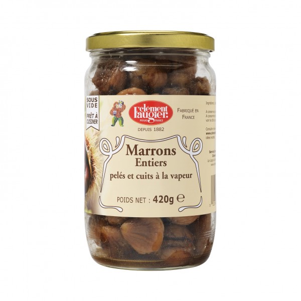 Clément Faugiert Whole Chestnuts Vacuum - Glass Jar